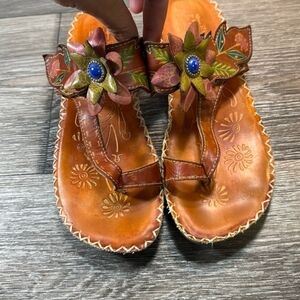 L'ATISTE Colorful Artisanal Sandals